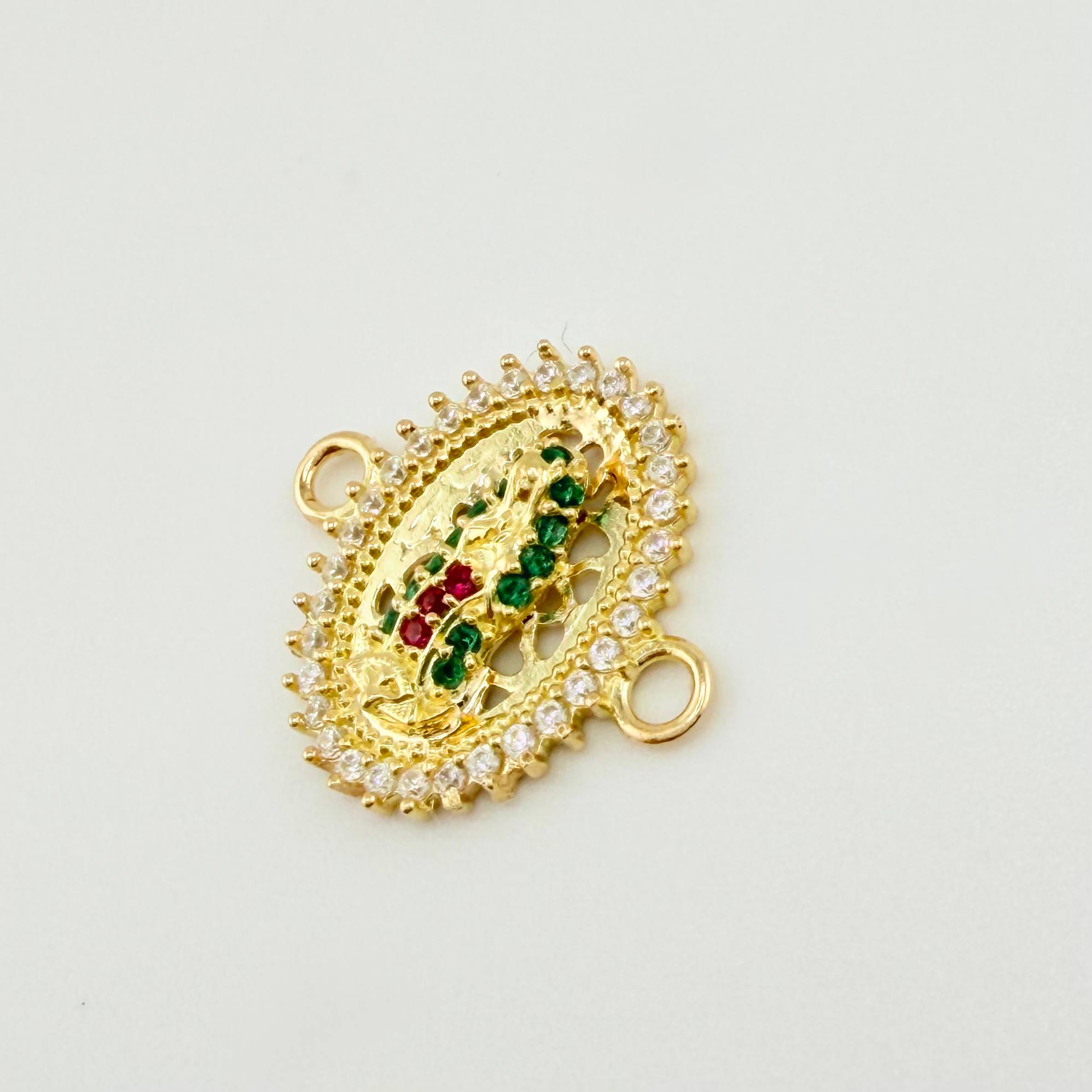 Herraje Virgen Guadalupe 1.65gr / 1.8cm / Oro Amarillo 18K