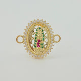 Herraje Virgen Guadalupe 1.65gr / 1.8cm / Oro Amarillo 18K