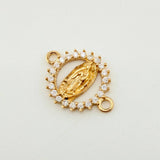 Herraje Virgen Guadalupe 0.7gr / 1.5cm / Oro Amarillo 18K