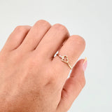 Anillo Corazón 1.1gr / T7 3/4 / Oro Amarillo 18K