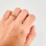 Anillo Corazón 1.1gr / T5 1/2 / Oro Amarillo 18K