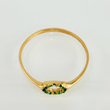 Anillo Circular Tupido 0.9gr / T7 / Oro Amarillo 18K