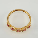 Anillo Churumbela Tupido 1.8gr / T6 / Oro Amarillo 18K