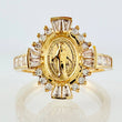 Anillo Virgen Milagrosa 3.8gr / T6 3/4 / Oro Amarillo 18K