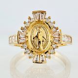 Anillo Virgen Milagrosa 3.8gr / T6 3/4 / Oro Amarillo 18K