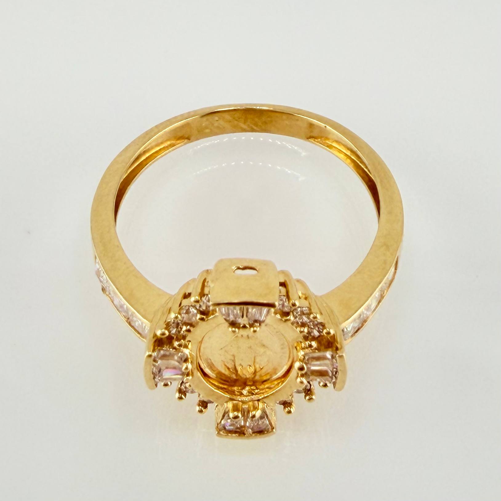 Anillo Virgen Milagrosa 3.8gr / T6 3/4 / Oro Amarillo 18K