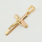 Dije Cruz Cristo 5.5gr / 5.5cm / Tres Oros 18K ©