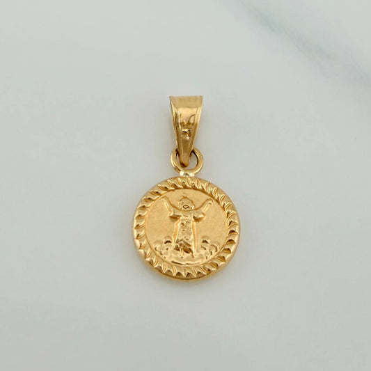 Dije Divino Niño 0.45gr / 1.7cm / Troquelado Oro Amarillo 18K &