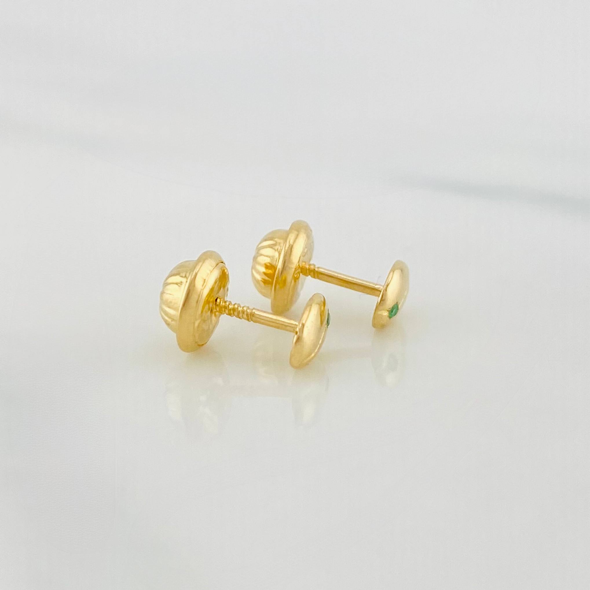 Topos Grano De Café 0.65 g / 3.8 mm Oro Amarillo 18K