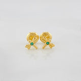 Topos Libelula 0.65 g / 6.3 mm Oro Amarillo 18K