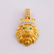 Dije Cabeza León 3.55 g / 2.5 cm Oro Amarillo 18K