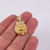 Dije Cabeza León 3.55 g / 2.5 cm Oro Amarillo 18K