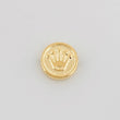 Herraje Corona 0.6 g / 1 cm Oro Amarillo 18K