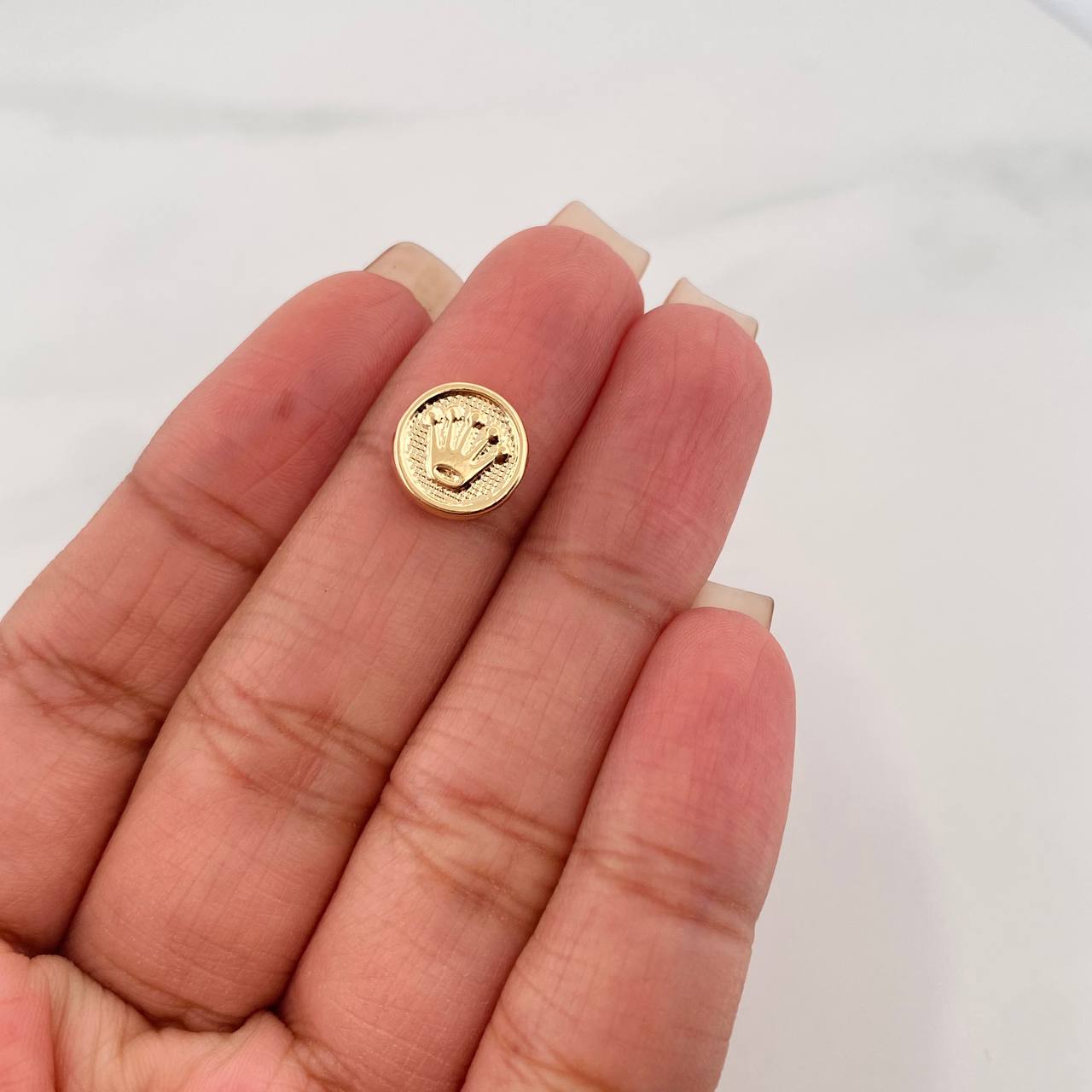 Herraje Corona 0.55 g / 1 cm Oro Amarillo 18K