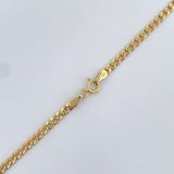 Cadena Cubana 6.7gr / 60cm / +1 Oro 18K $