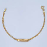 Pulso Cubano 1.7gr / 16cm / +1 Oro 18K &