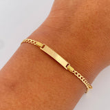 Pulso Cubano 1.7gr / 16cm / +1 Oro 18K &
