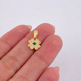 Dije Trebol 4 Hojas 0.85 g / 2,7 cm Oro Amarillo 18K