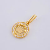 Dije Corona Circular 0.75 g / 1,8 cm Oro Amarillo 18K