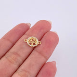 Herraje Arbol De La Vida 0.6 g / 1,5 cm Oro Amarillo 18K