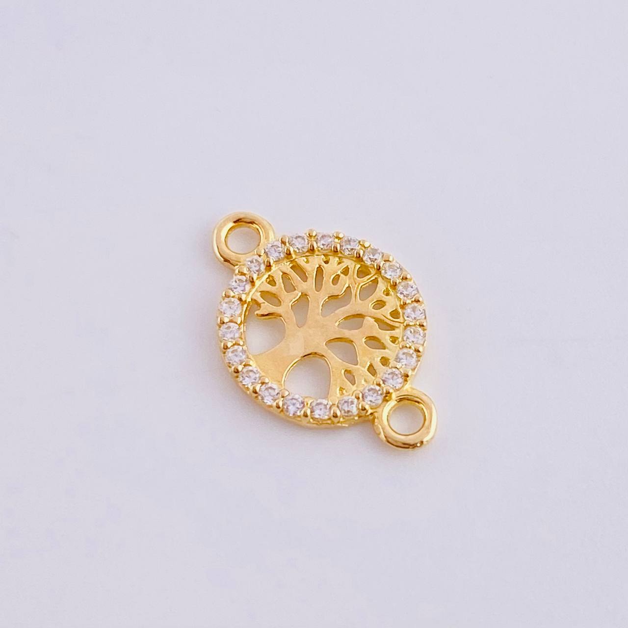 Herraje Arbol De La Vida 0.6 g / 1,5 cm Oro Amarillo 18K