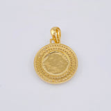 Dije Medalla Letra H 4.8g / 3.1cm Oro Amarillo 18K