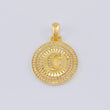 Dije Medalla Letra C 4.7 g / 3 cm Oro Amarillo 18K