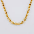 Cadena Rustica Cilindros Tupidos 77.3 g / 65 cm / 6.6 mm Oro Amarillo 18K