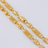 Cadena Rustica Malla Cilindrica 60 g / 65 cm / 5.7 mm Oro Amarillo 18K