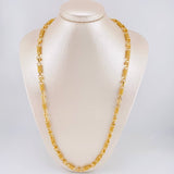 Cadena Rustica Malla Cilindrica 60 g / 65 cm / 5.7 mm Oro Amarillo 18K