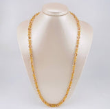 Cadena Rustica Gc 58.45 g / 65 cm / 6.1 mm Dos Oros Amarillo Rosa 18K