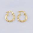 Candongas Leonore 0.9 g / 1.5 cm Oro Amarillo 18K