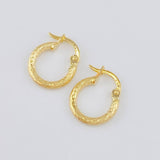 Candongas Leonore 0.9 g / 1.5 cm Oro Amarillo 18K