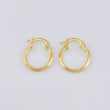 Candongas Clau 0.85 g / 1.5 cm Oro Amarillo 18K