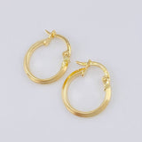 Candongas Clau 0.85 g / 1.5 cm Oro Amarillo 18K
