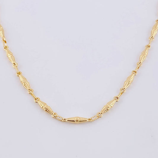 Cadena Dubai 12.3 g / 70 cm / 3,4 mm Oro Amarillo 18K