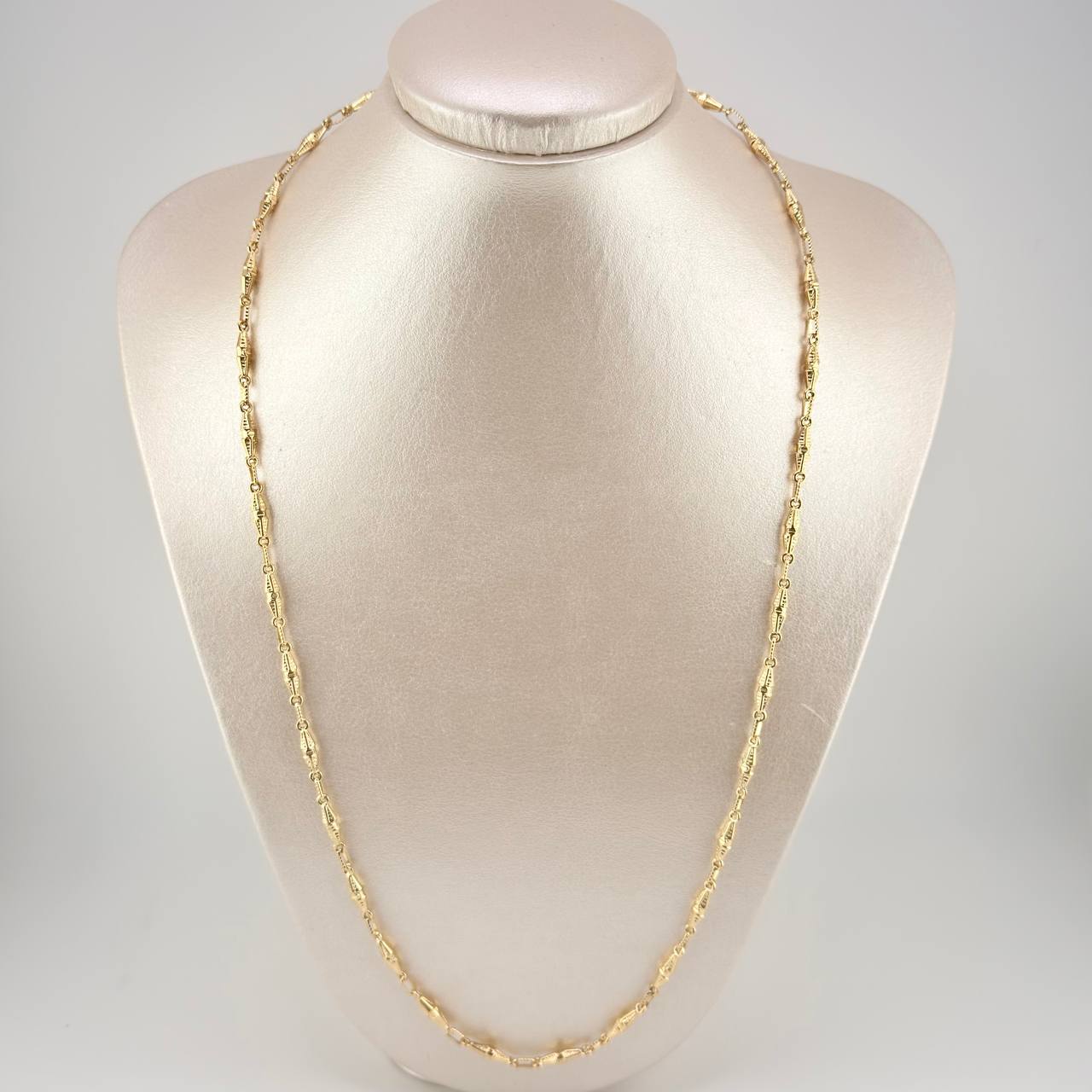 Cadena Dubai 11.05 g / 62 cm / 3,5 mm Oro Amarillo 18K