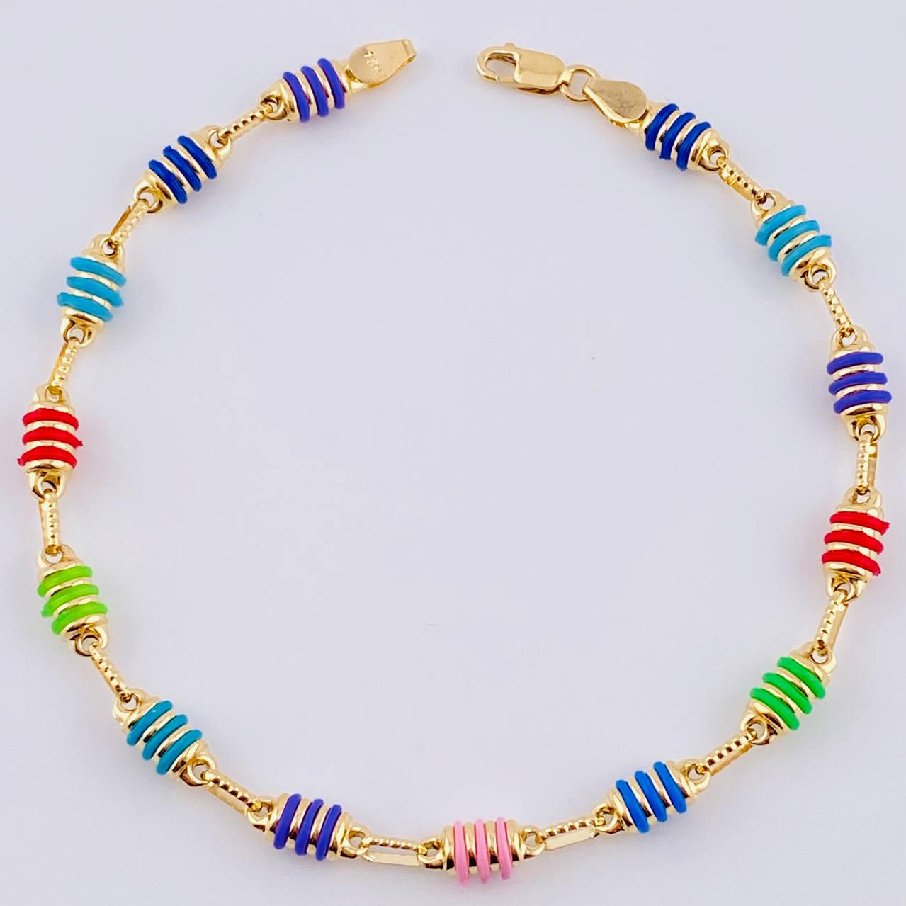 Pulso Rustico Barril 4.75 g / 20 cm / 4,6 mm Oro Amarillo 18K