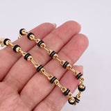 Pulso Rustico Barril 5.4 g / 20,5 cm / 5 mm Oro Amarillo 18K