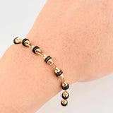 Pulso Rustico Barril 5.4 g / 20,5 cm / 5 mm Oro Amarillo 18K