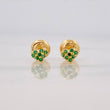 Topos Corazón Tupido 0.7 g / 4.6 mm Oro Amarillo 18K