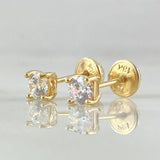Topos Piedra Cuatro Garra 1gr / Oro 18K