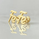 Topos Fe 1.3gr / 1cm / Oro 18K