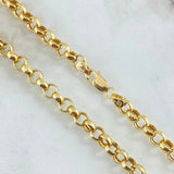 Cadena Roll on 10.3gr / 45cm / +3 Oro 18K