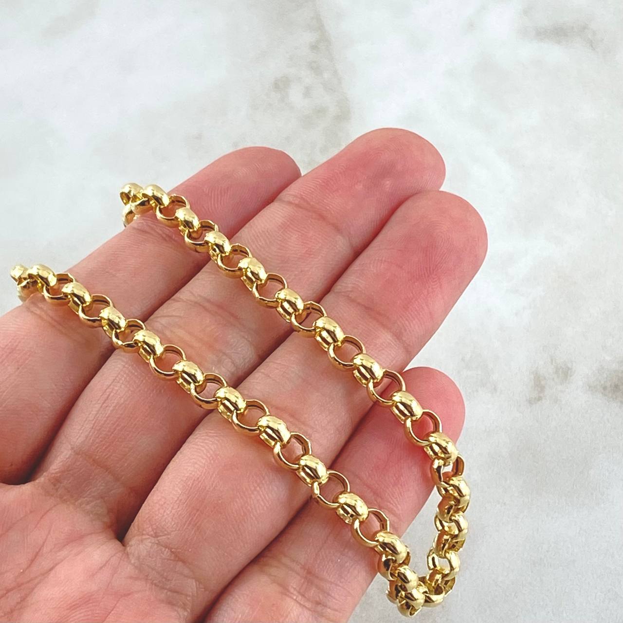 Cadena Roll on 10.3gr / 45cm / +3 Oro 18K