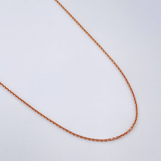 Cadena Aro Seguido 1.6gr / 40cm / +3 Oro 18K &