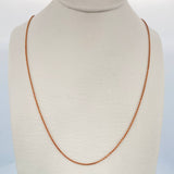 Cadena Aro Seguido 1.6gr / 40cm / +3 Oro 18K &