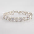 Pulso Corazón 16.55g / 18.5cm / 7.4mm Plata 925