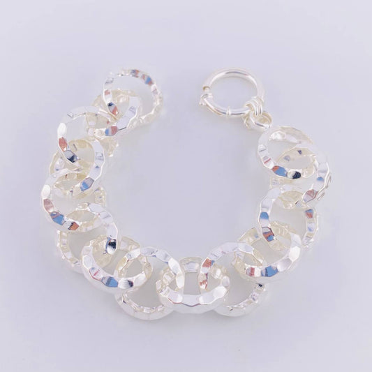 Pulso Aros 21.8g / 23.5cm / 20.08mm Plata 925