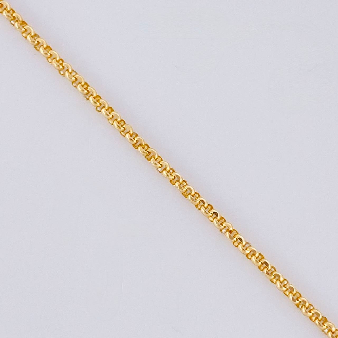 Cadena Aro Seguido Caracol 3.15g / 40cm / 1.25mm Plata Vermeil 925